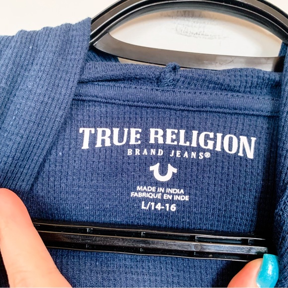 True Religion • Hooded Long Sleeved Tee - Picture 6 of 8